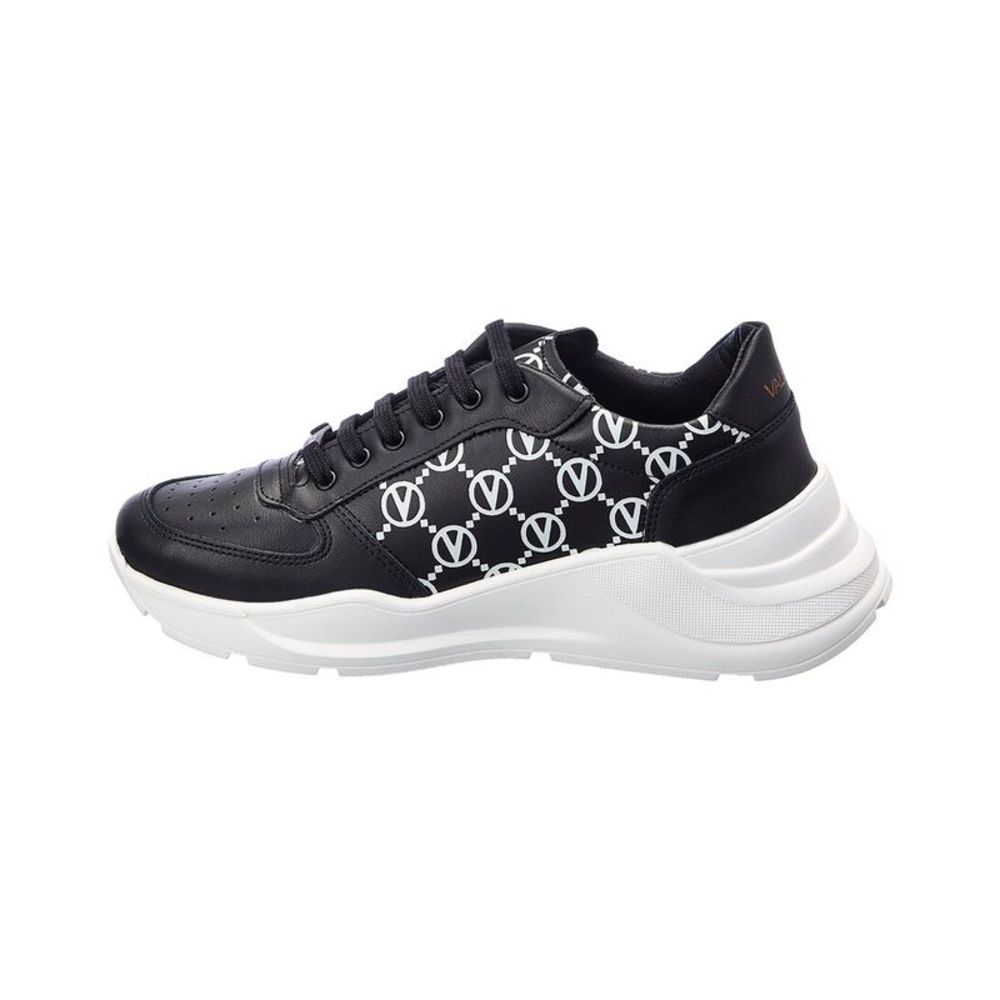 Valentino By Mario Valentino Claus Leather Sneaker, Black - Picture 2 of 5